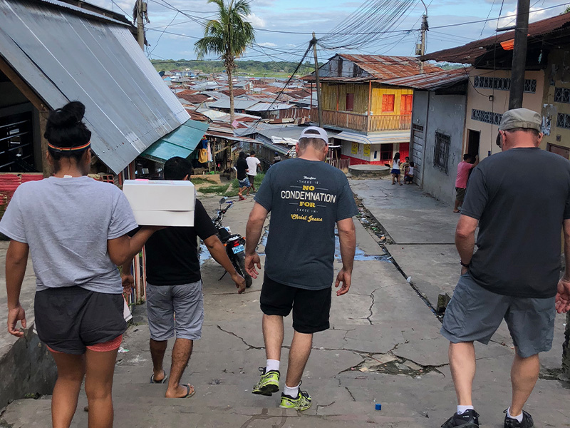 Group of people walking