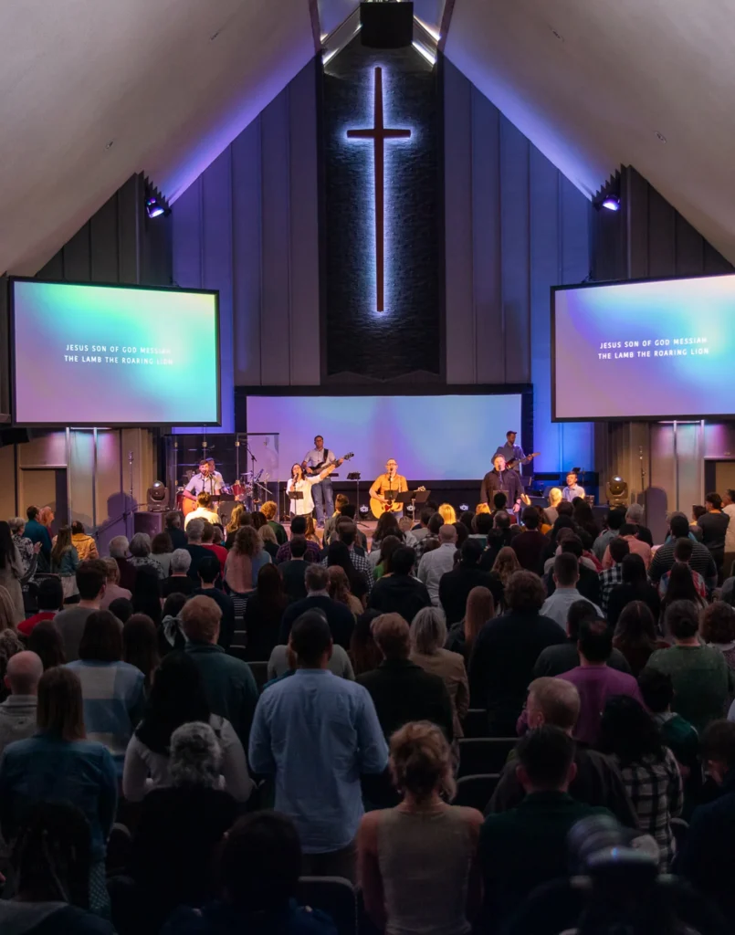 Worship on Sunday morning