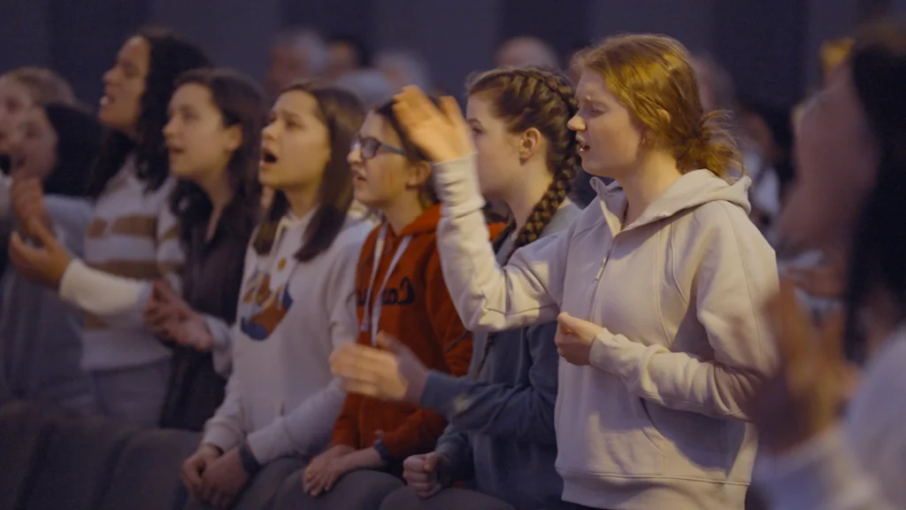 Youth worshipping